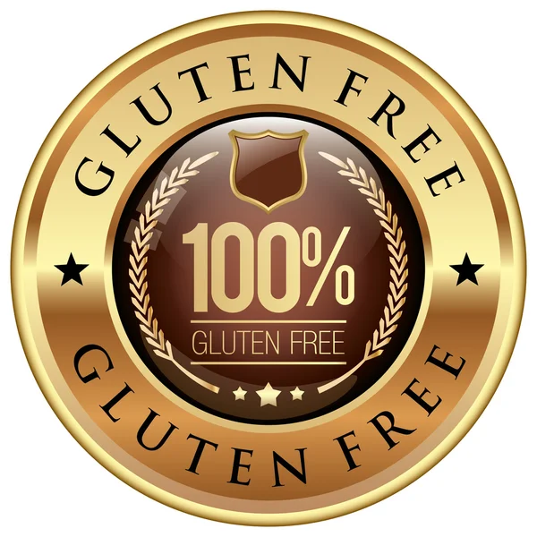 Gluten vrije badge — Stockvector