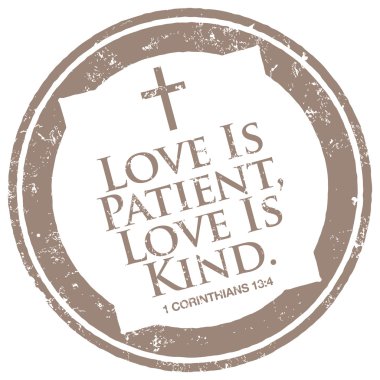 Corinthians 13:4, İncil alıntı damgası