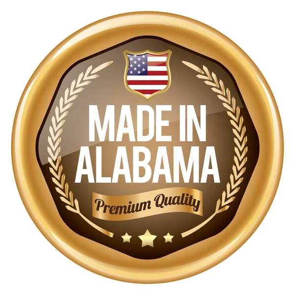 Fabriqué en Alabama — Image vectorielle