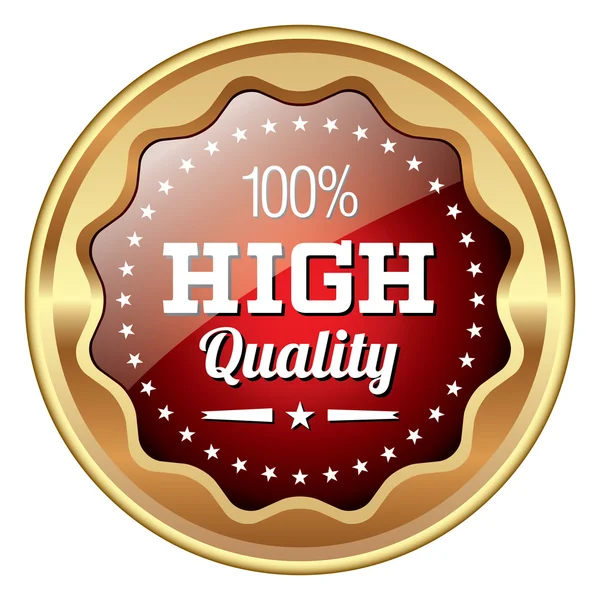 Hoge kwaliteit badge — Stockvector