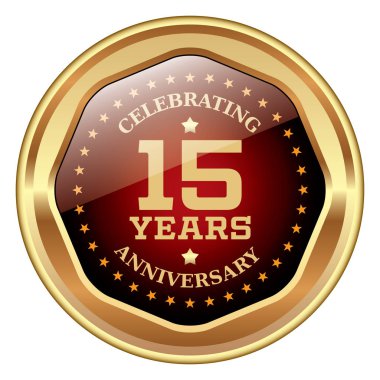 15th yıldönümü simgesi