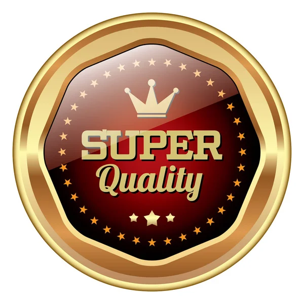 Emblema de qualidade super — Vetor de Stock