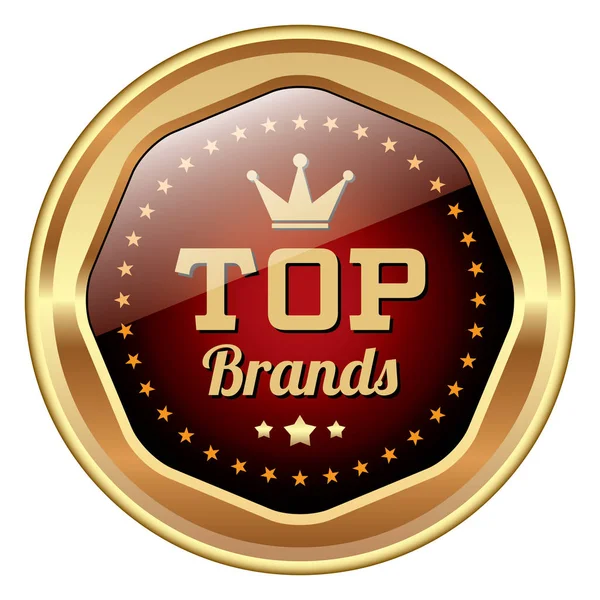 Icona Top Brands — Vettoriale Stock