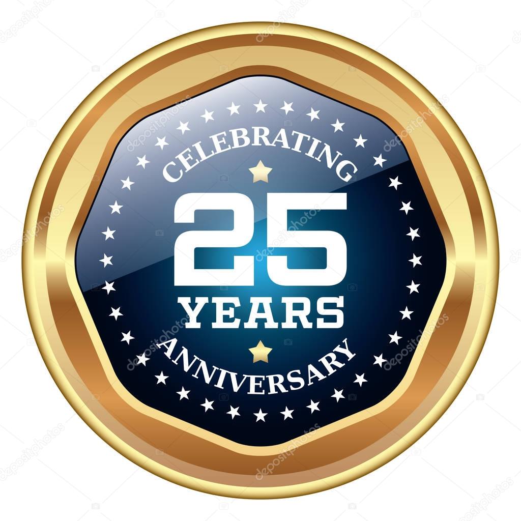 25th Anniversary icon