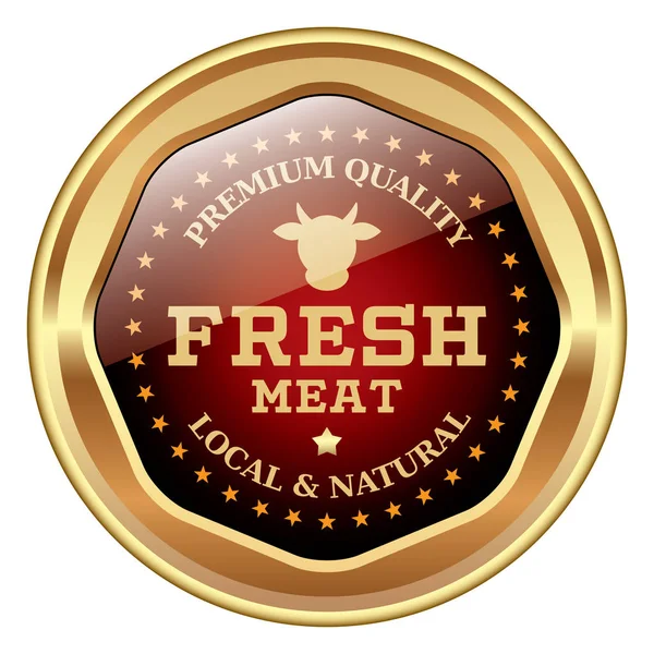 Ícone de carne fresca — Vetor de Stock
