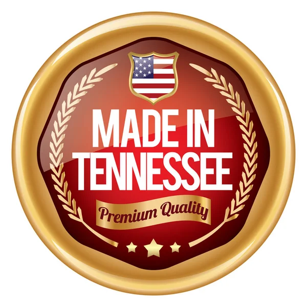 Fabriqué au Tennessee — Image vectorielle