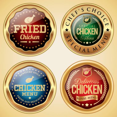 Fried Chicken rozetleri
