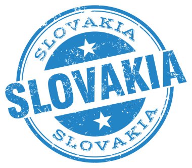 Slovakya vektör damgası