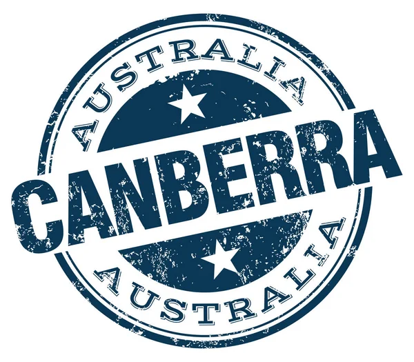 Sello Canberra Australia — Vector de stock