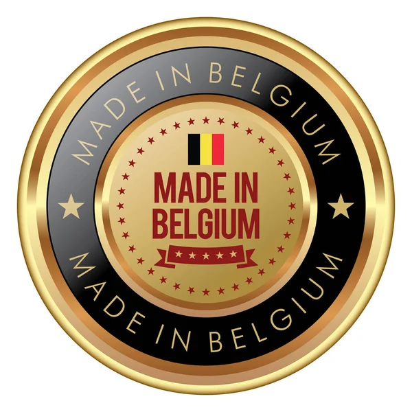 Vyrobeno v Belgii — Stockový vektor