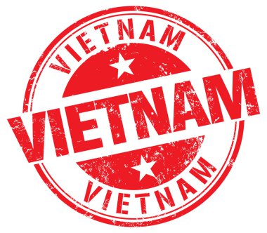 Vietnam vektör damgası