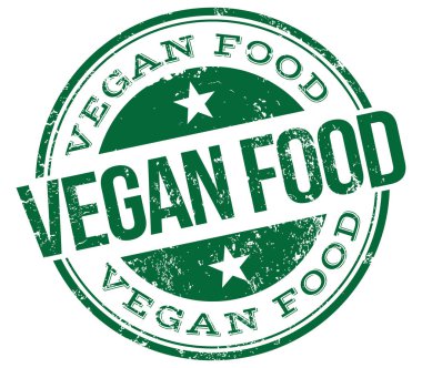 vegan gıda damga