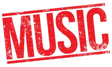 Müzik vektör damgası