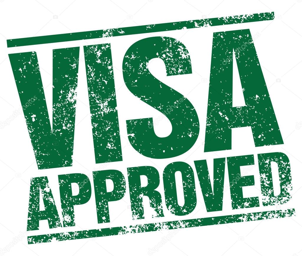 Visa Approved stamp