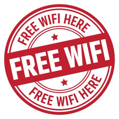 Ücretsiz Wifi vektör damgası