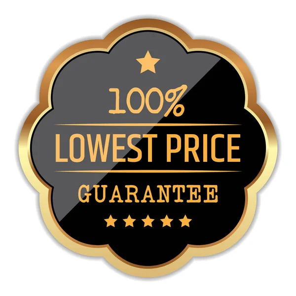 Laagste Prijs Garantie Badge — Stockvector