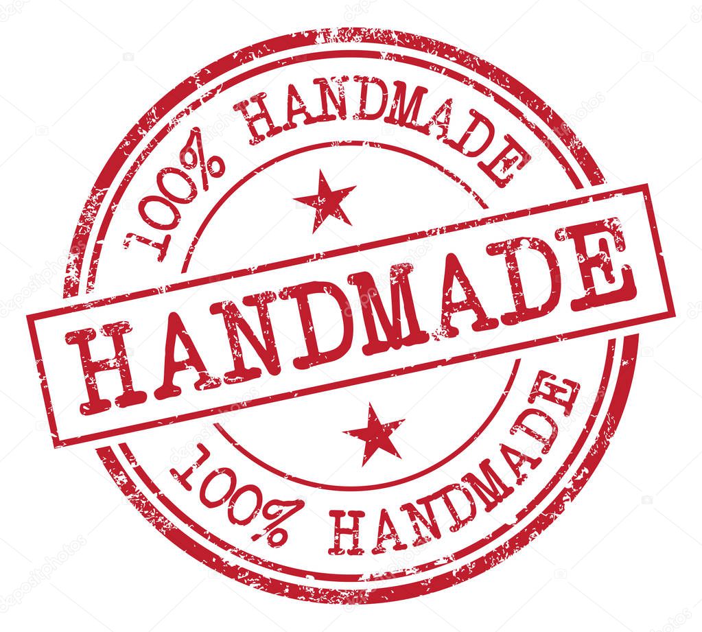100% Handmade Rubber Stamp