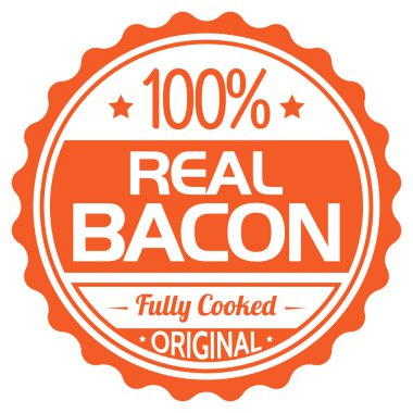 % 100 pastırma. Vektör Etiketi.