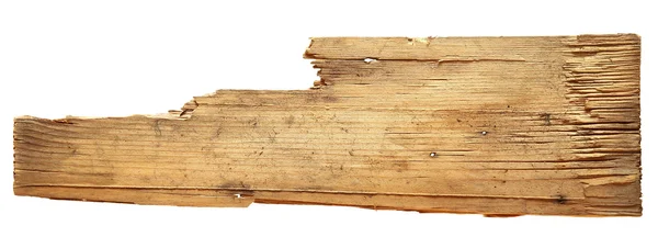 Tableros de madera antiguos aislados sobre fondo blanco . — Foto de Stock