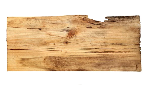 Oude houten planken geïsoleerd op witte achtergrond. — Stockfoto