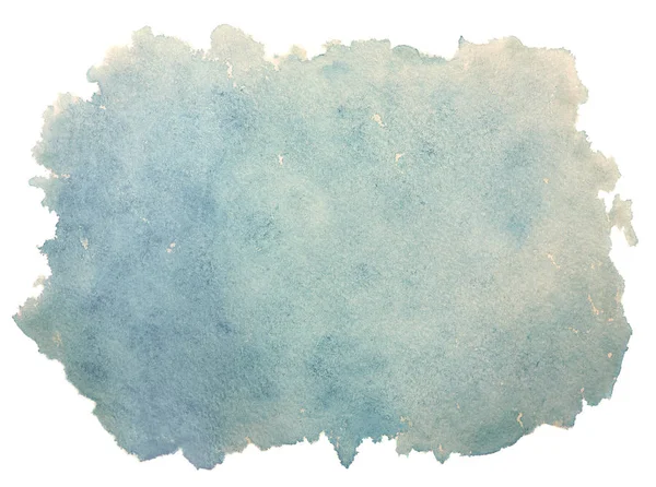 Abstrait vintage bleu, rétro vieux fond aquarelle isolé sur blanc — Photo