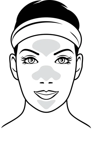 Rengörande pore strips — Stock vektor