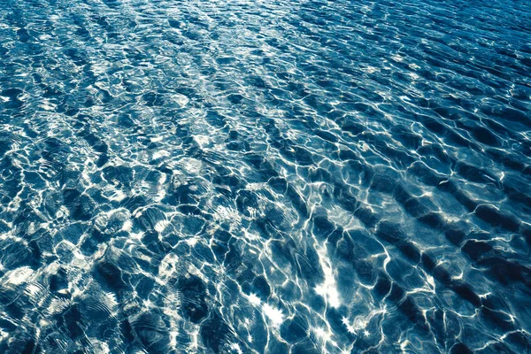 Ripples on the water.