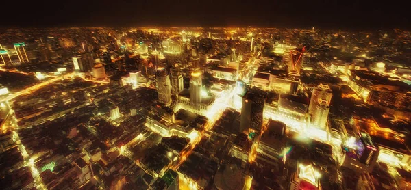 Cidade à noite . — Fotografia de Stock