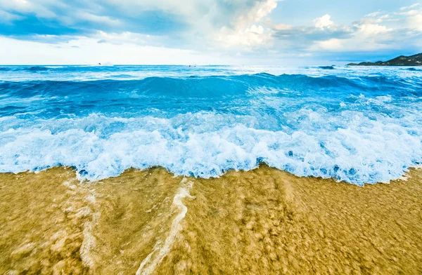 Blue sea waves. — Stock Photo, Image