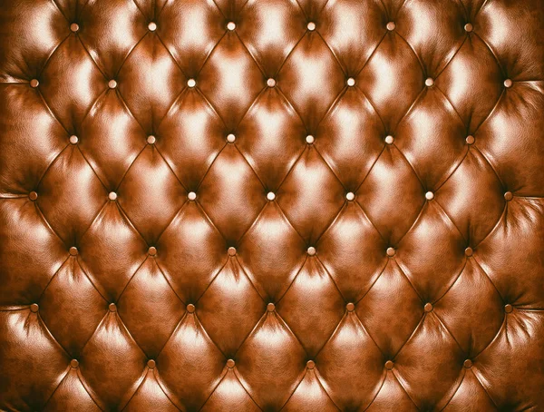 Textura marrón de cuero artificial . — Foto de Stock