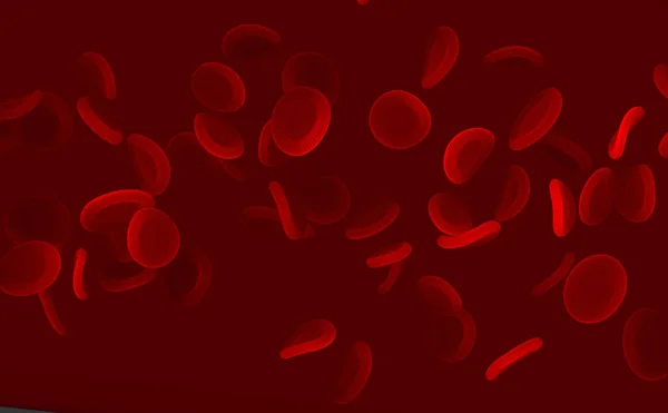 Células sanguíneas de cerca. — Foto de Stock