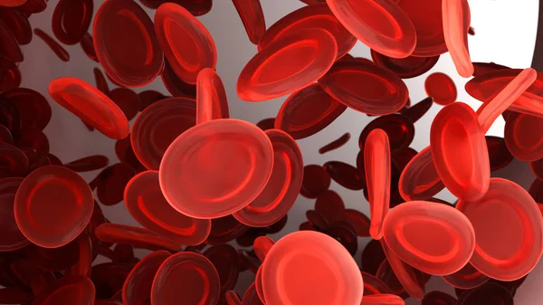 Bloedcellen close-up. — Stockfoto