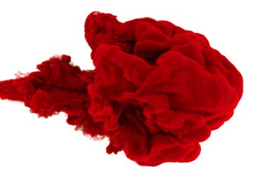 dokulu kırmızı boya.