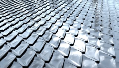 Zincirleme zırhın bir parçası.