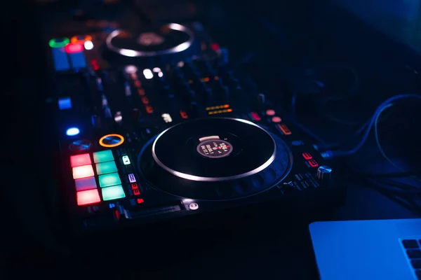 DJ Console. — Stock Photo, Image