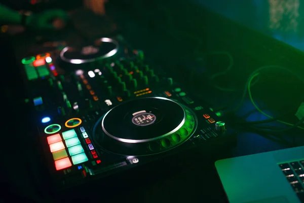 DJ Console. — Stock Photo, Image