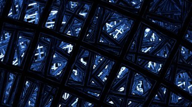 Demir çubuklardan yapılmış bir kürenin metal iskeleti..