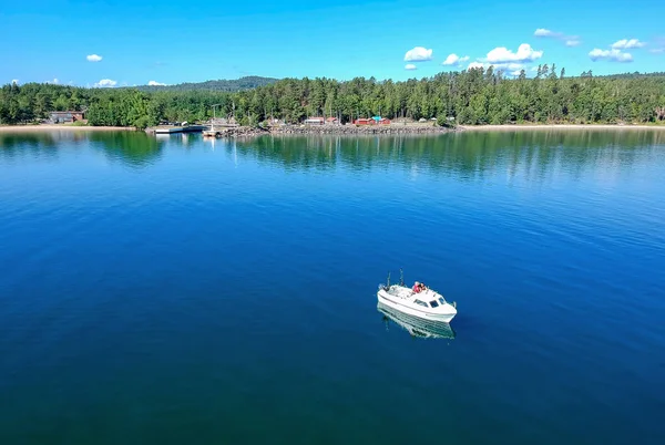 Sommerbootfahrt Auf Schwedischem Vattersee — Stockfoto