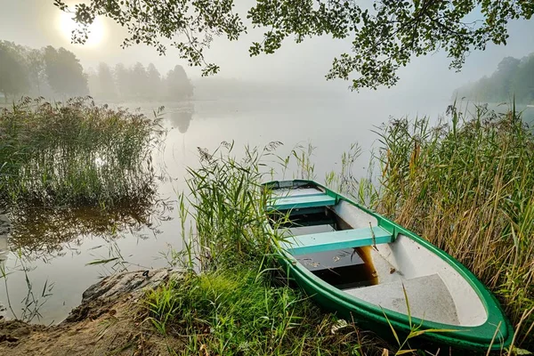 Paisagem Típica Lago Sueco Setembro — Fotografia de Stock