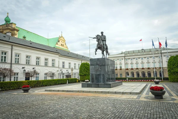 Warsaw Polonia Novembre 2019 Vista Frontale Del Palazzo Del Presidente — Foto Stock