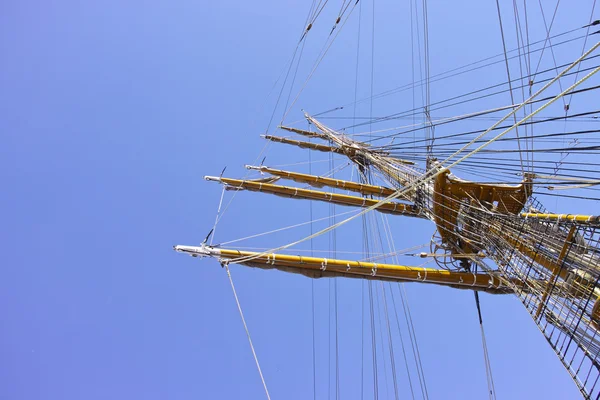 Mast van tall ship — Stockfoto