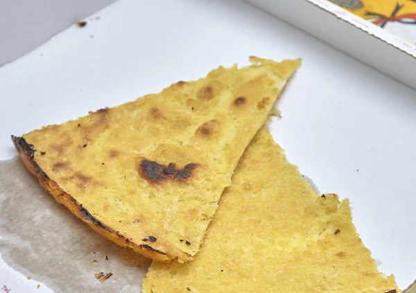 Farinata es un típico snack salado de liguria hecho con garbanzos f Fotos de stock libres de derechos