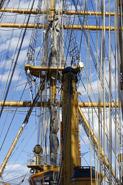 Mast van tall ship — Stockfoto