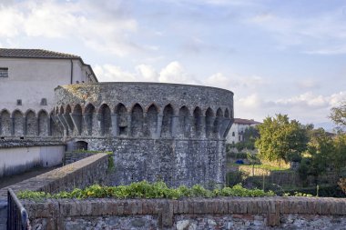 Sarzana içinde güçlü Pisani Fortezza Firmafede