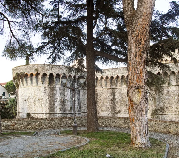La possente Fortezza Pisana Firmafede a Sarzana — Foto Stock