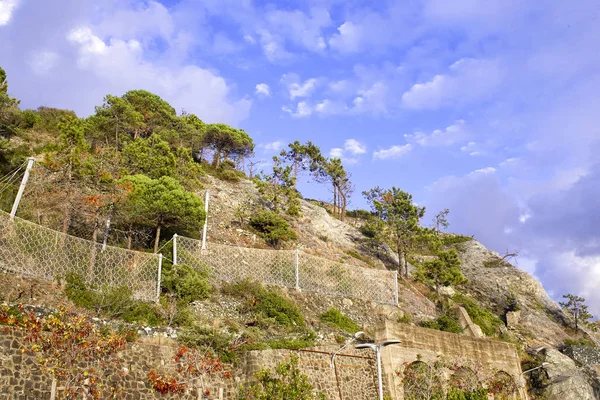 Coastline between la spezia and riomaggiore — Stock Photo, Image