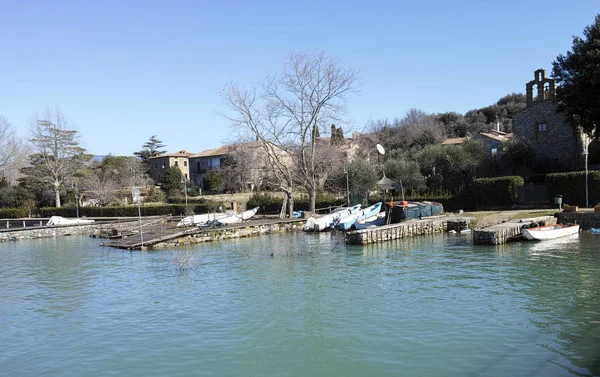 Isola Maggiore sul Lago Trasimeno in Umbria — Foto Stock