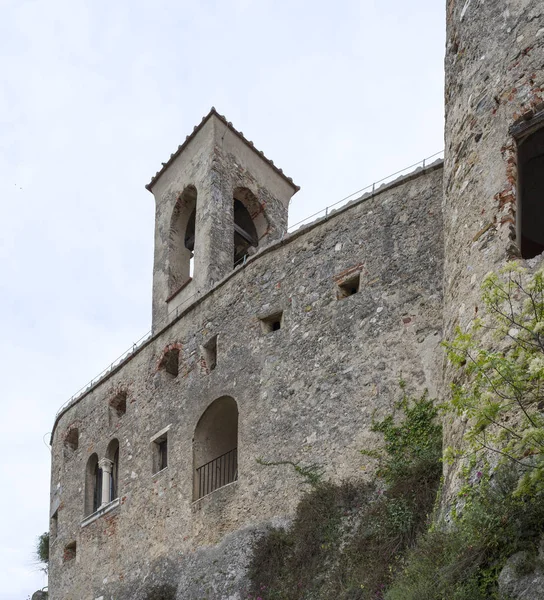 Malaspina castle in massa italy — Stock Photo, Image
