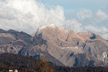 apuan alps görünümünü