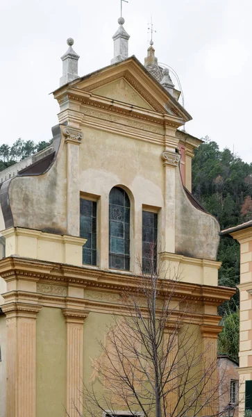 Detalhe da igreja em bonassola — Fotografia de Stock